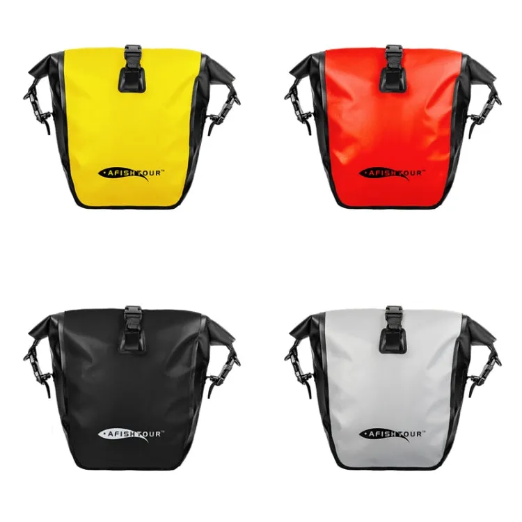 AFISHTOUR FB2039 Outdoor Sports Waterproof Bicycle Bag Large Capacity Cycling Bag, Size: 25L(Yellow)