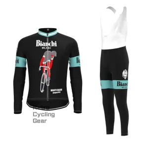Bianchi Rider Retro Long Sleeve Cycling Kit