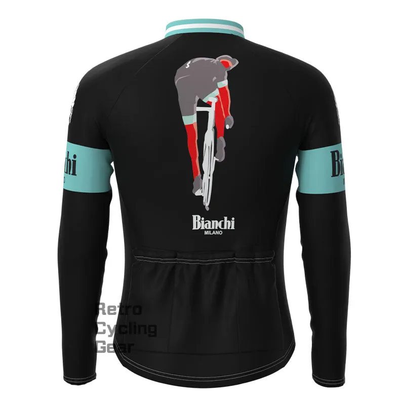 Bianchi Rider Retro Long Sleeve Cycling Kit