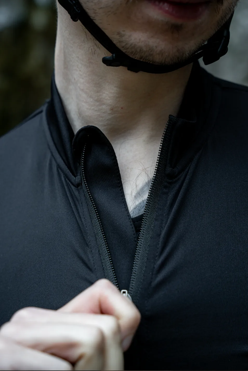 Black Men's Cycling Jersey - RAW