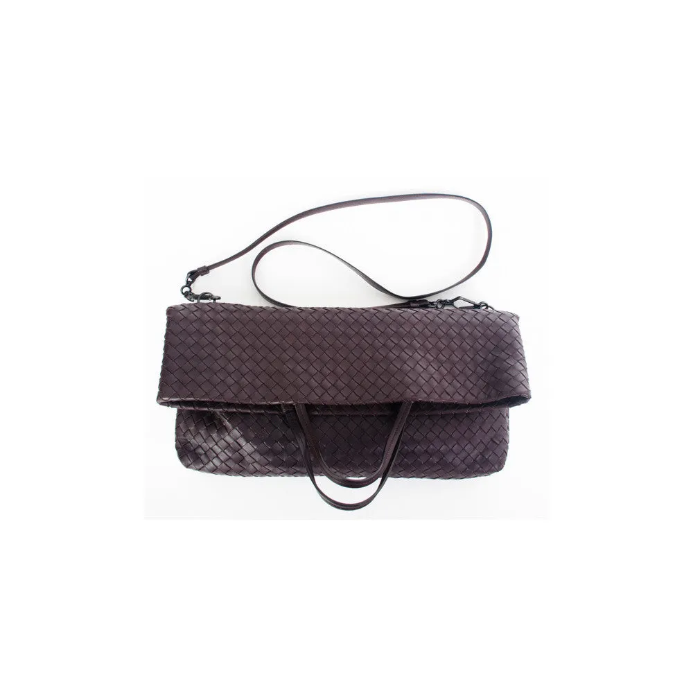 Bottega Veneta Intrecciato Foldover Crossbody