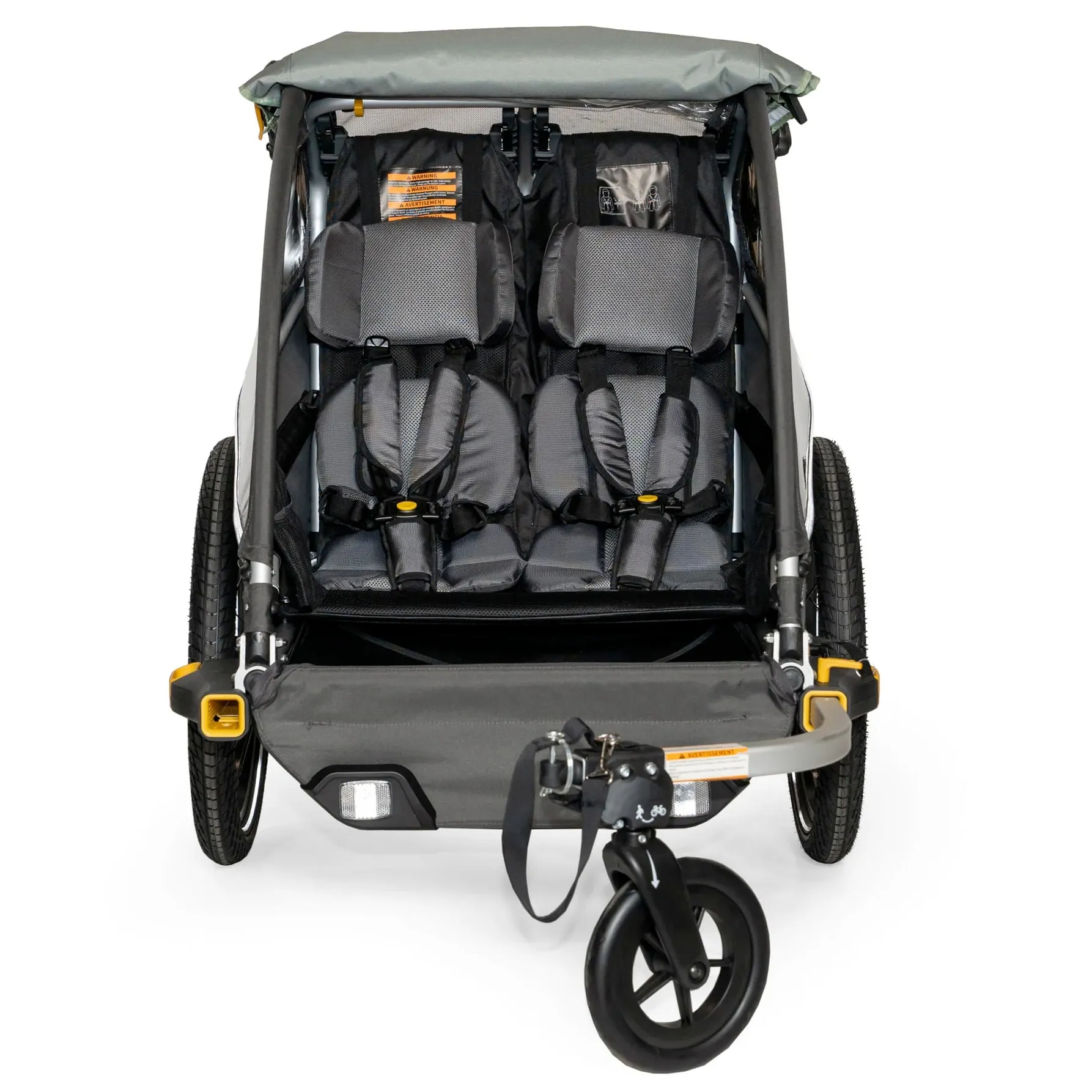 Burley DLite X Double Child Trailer