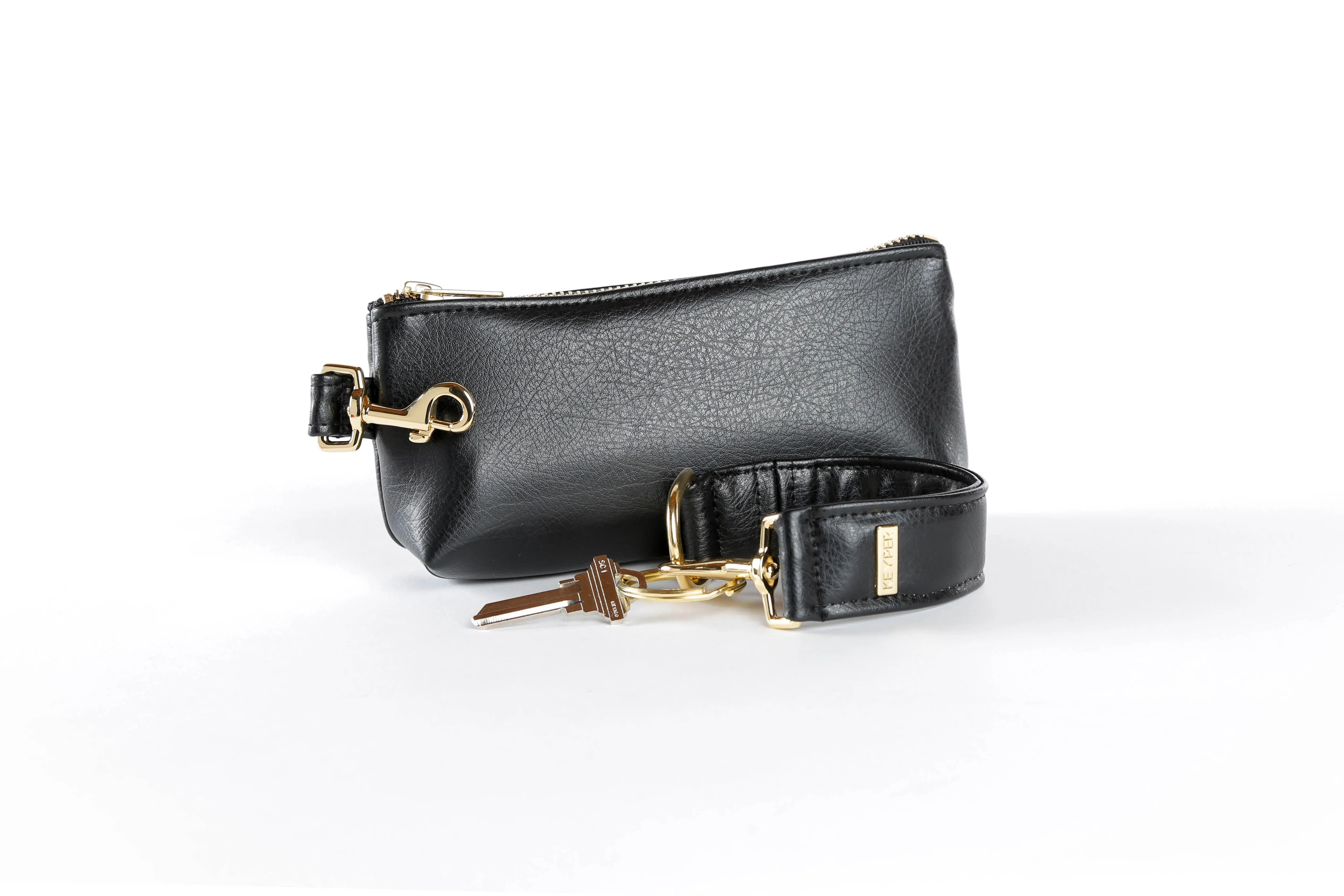 Classic Black SIGNATURE 2-Piece KEYPIT Set • Wristlet