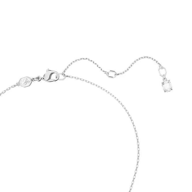 Dextera Interlocking Loop White Rhodium Plated Pendant 5670251