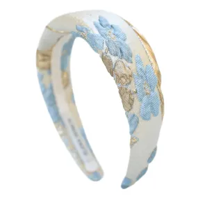 Elina Blue & Gold Headband