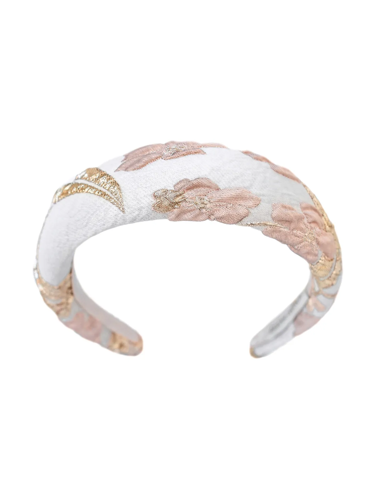 Elina Blush & Gold Headband