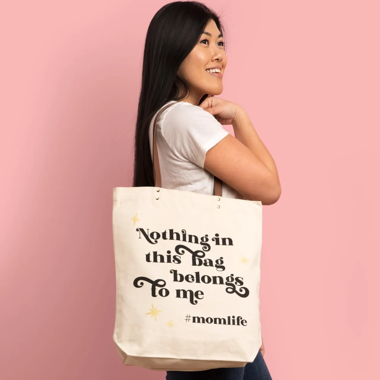 Hashtag Mom Life Tote Bag