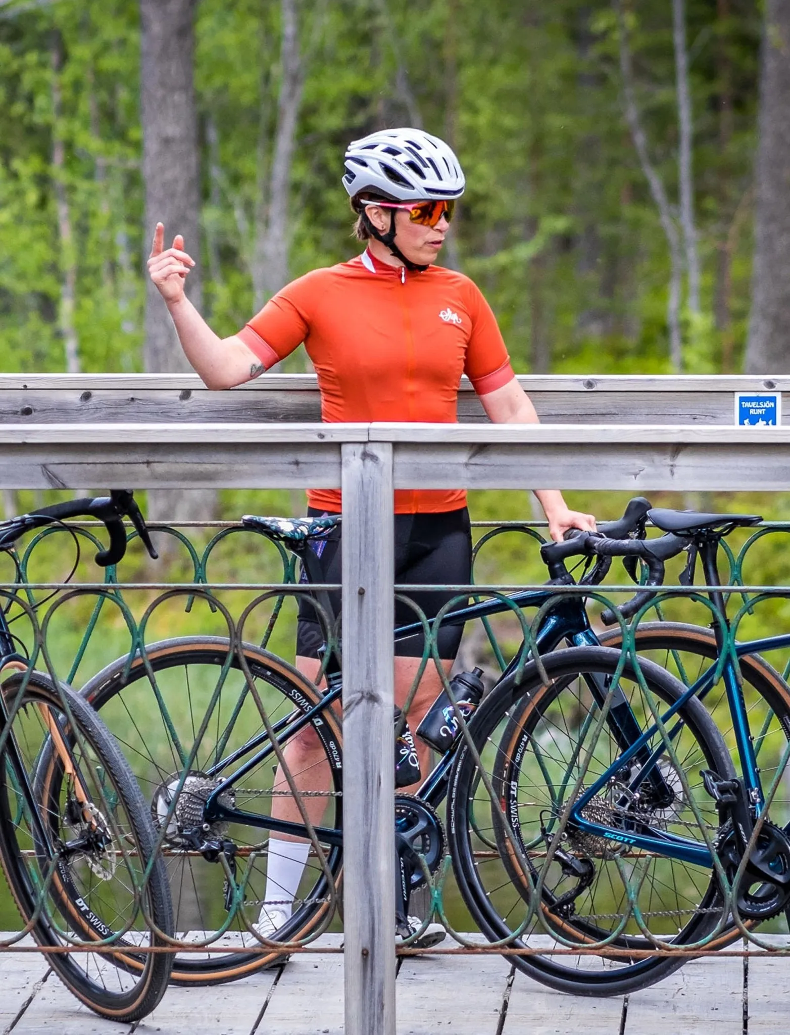 Havtorn Dawn Women's Orange Cycling Jersey