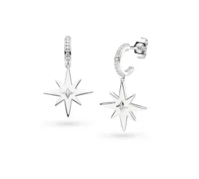 Kit Heath Céleste North Star Pave Zirconia Stud Drop Hoops 50467CZ