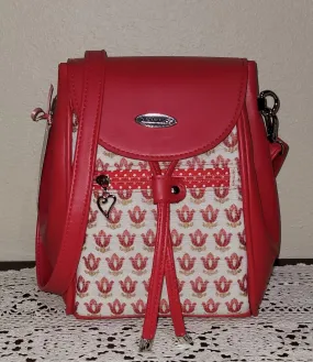 Lady's Crossbody Bucket Bag
