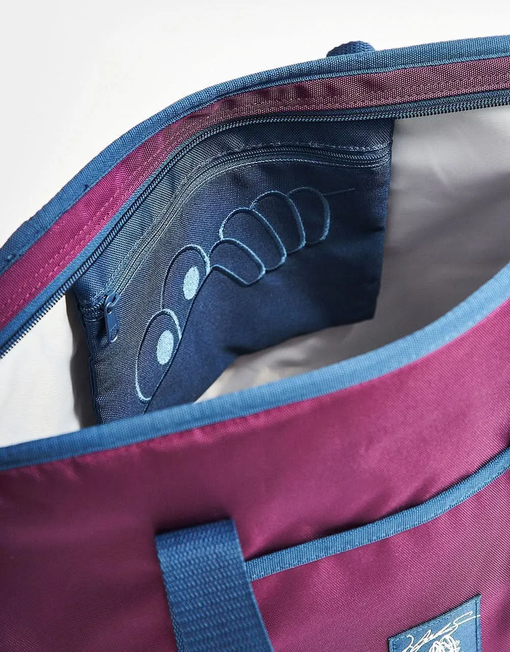 Last Resort x Julian Smith Cooler Bag - Plum/Dirty Blue