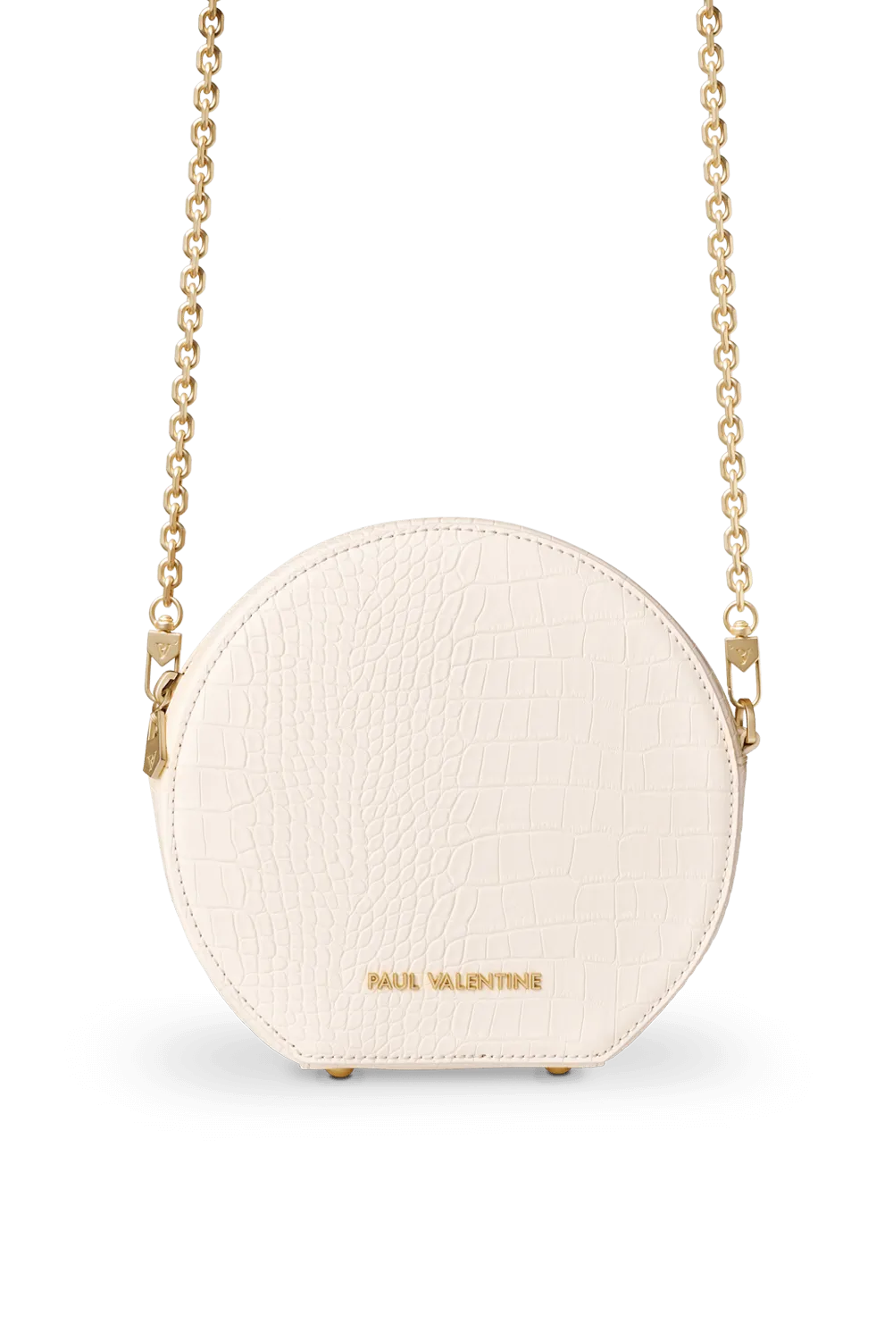 Miya Circle Bag Cream Croco