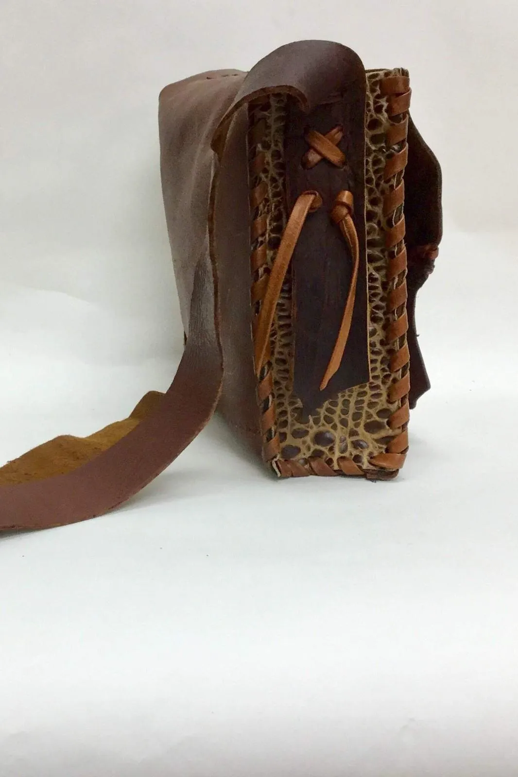 Oil Tan Flap Bag