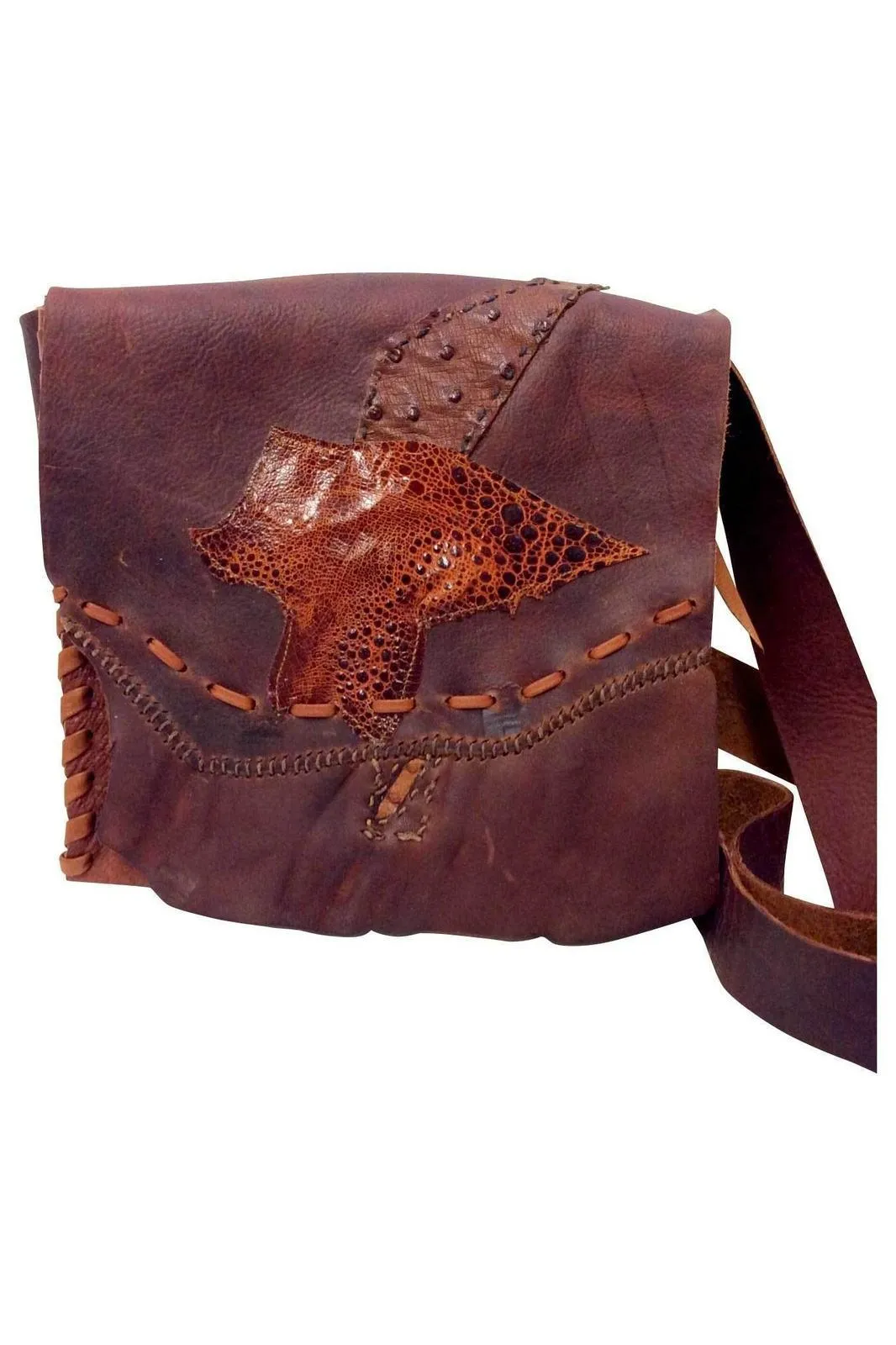 Oil Tan Flap Bag