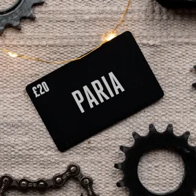 Paria Gift Card