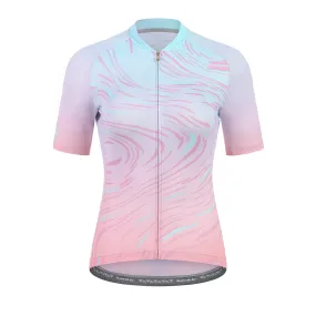Santic Sight Fan  Womens Cycling Jersey Short Sleeves Pink