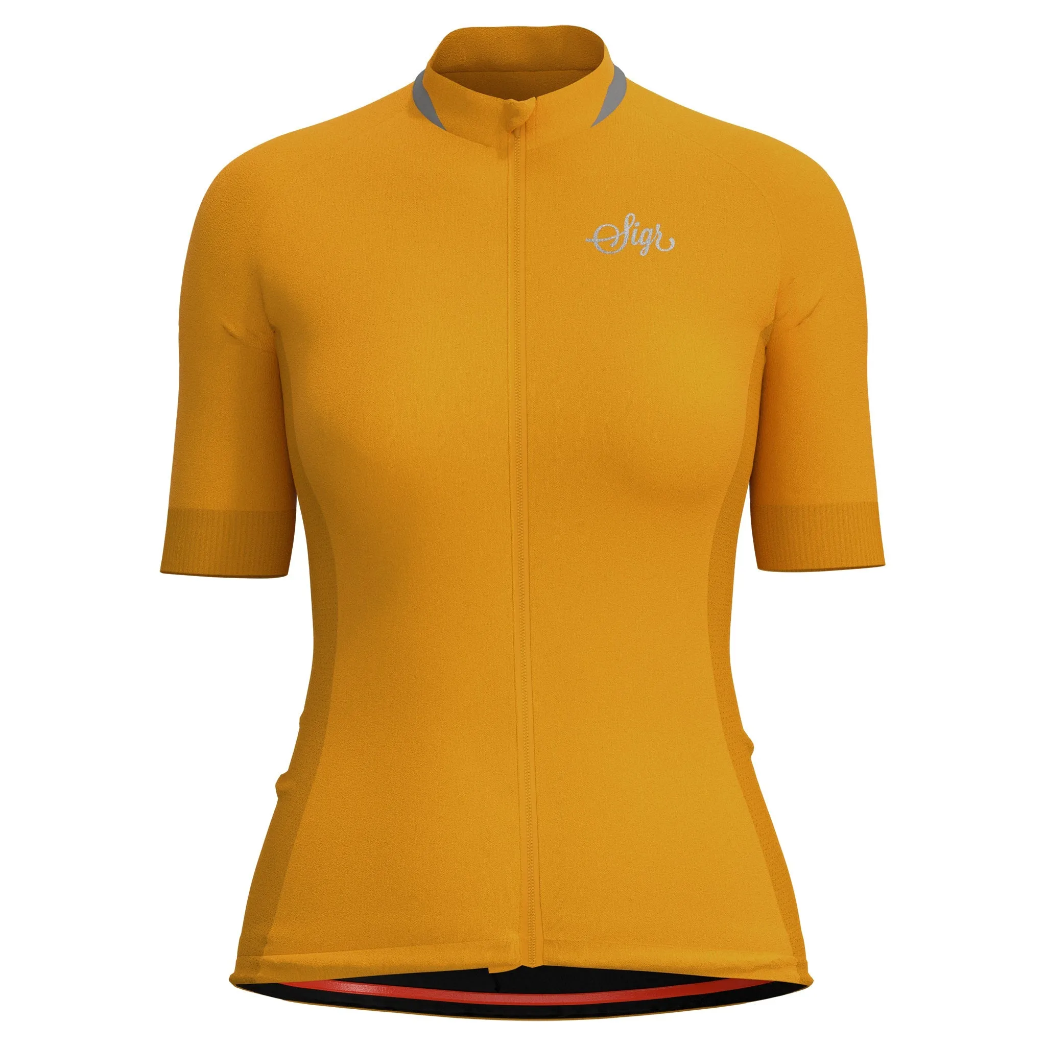Solros Women's Yellow Cycling Jersey