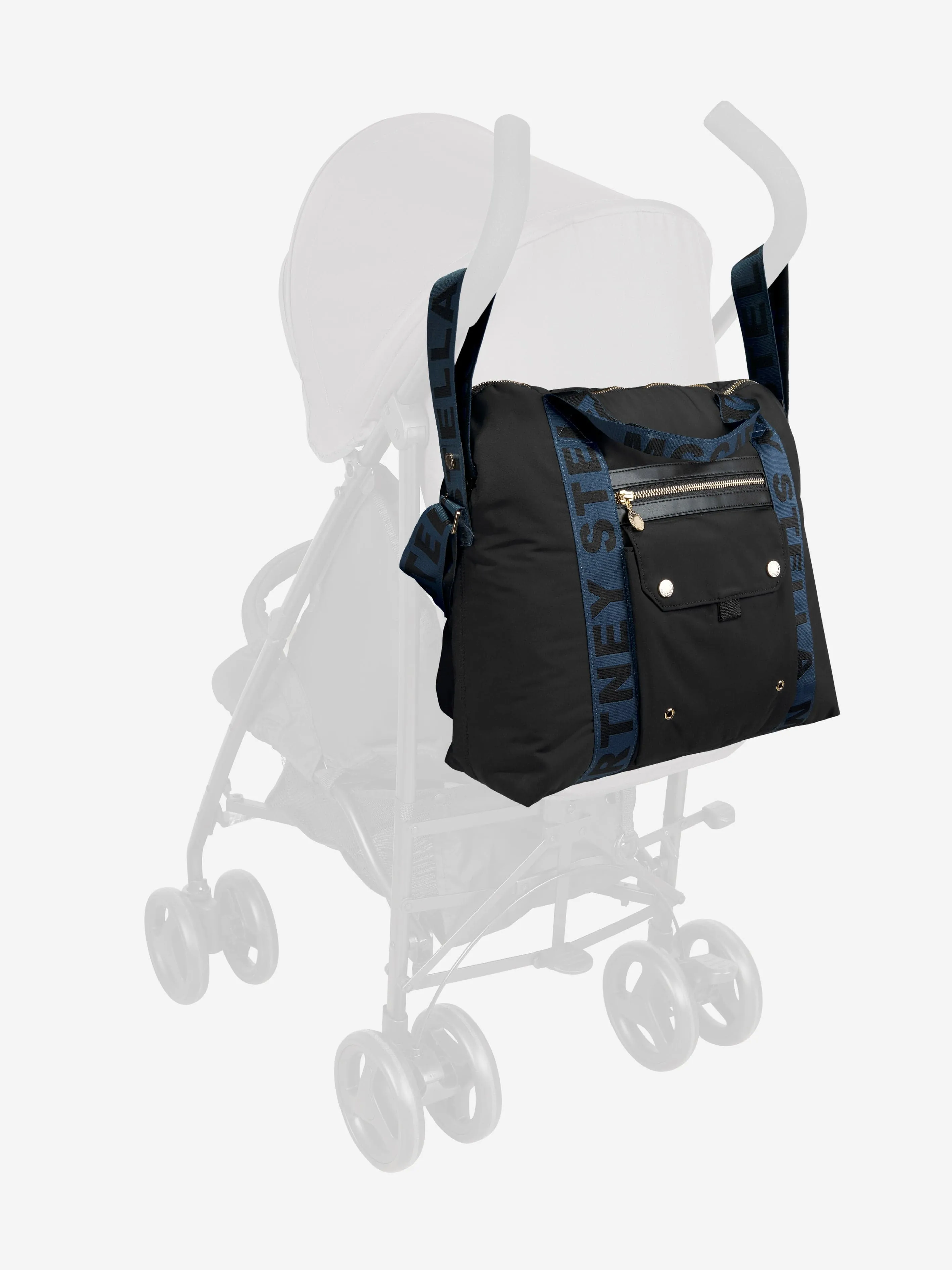 Stella McCartney Baby Logo Changing Bag in Black