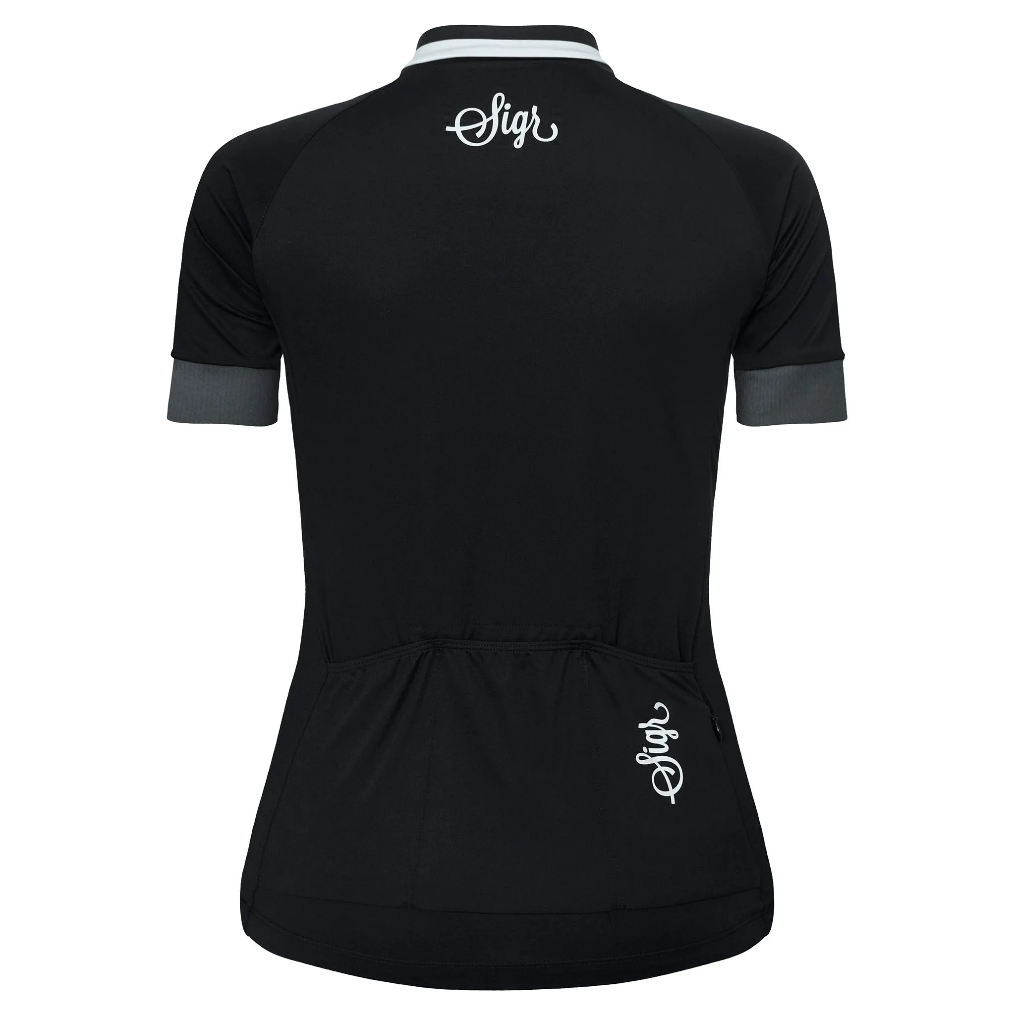 Svart Grus Women's Black Cycling Jersey