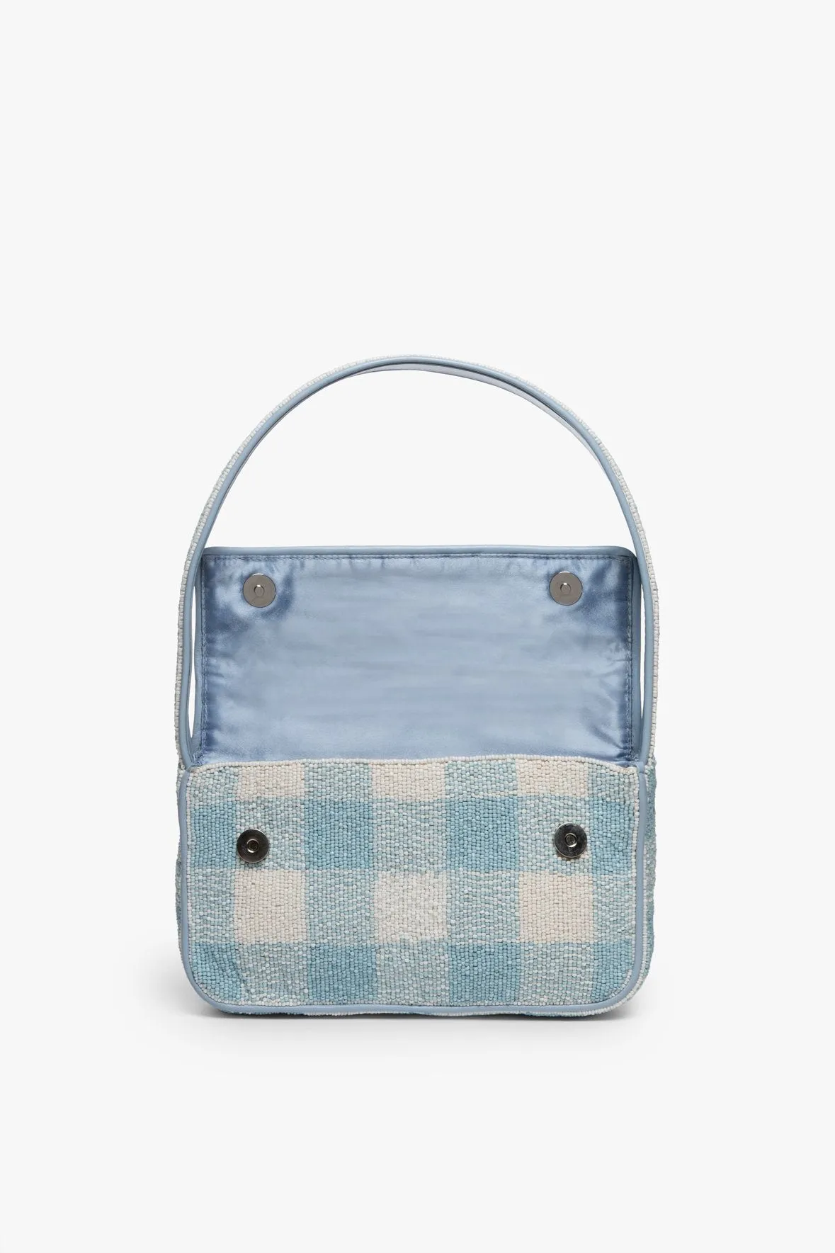 TOMMY BEADED BAG | ARCTIC BLUE WHITE