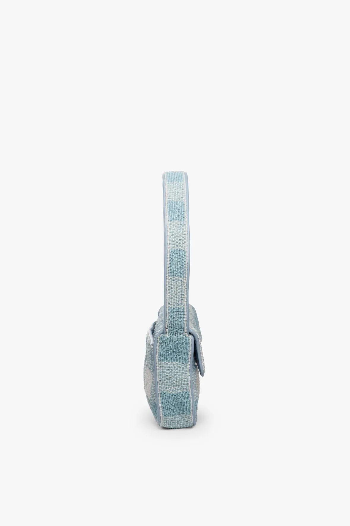 TOMMY BEADED BAG | ARCTIC BLUE WHITE