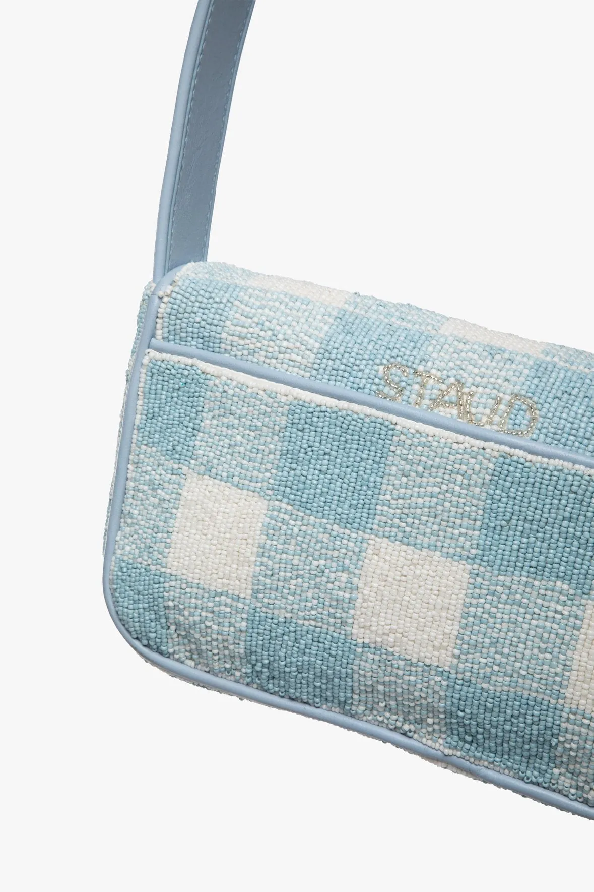 TOMMY BEADED BAG | ARCTIC BLUE WHITE