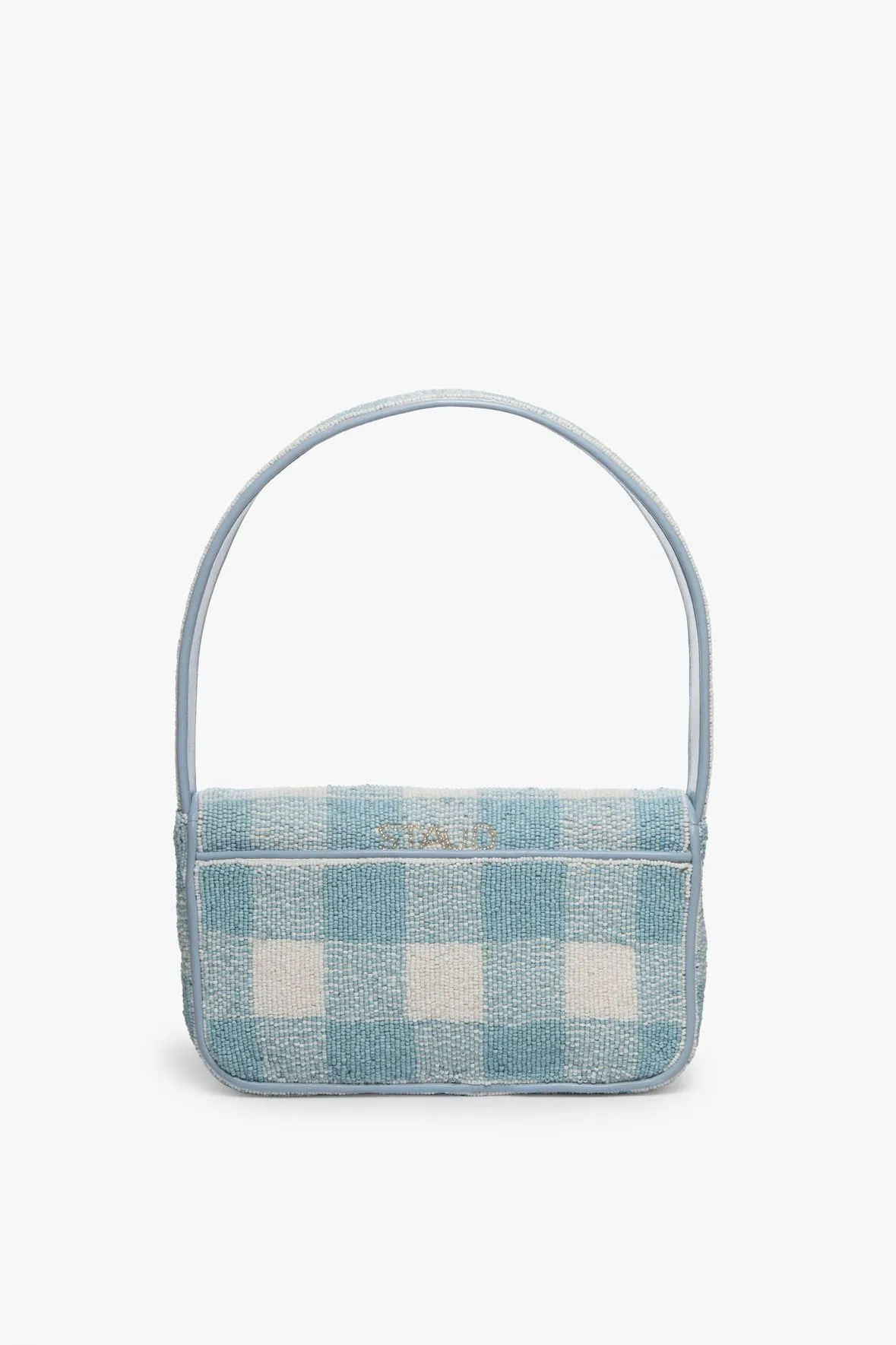 TOMMY BEADED BAG | ARCTIC BLUE WHITE