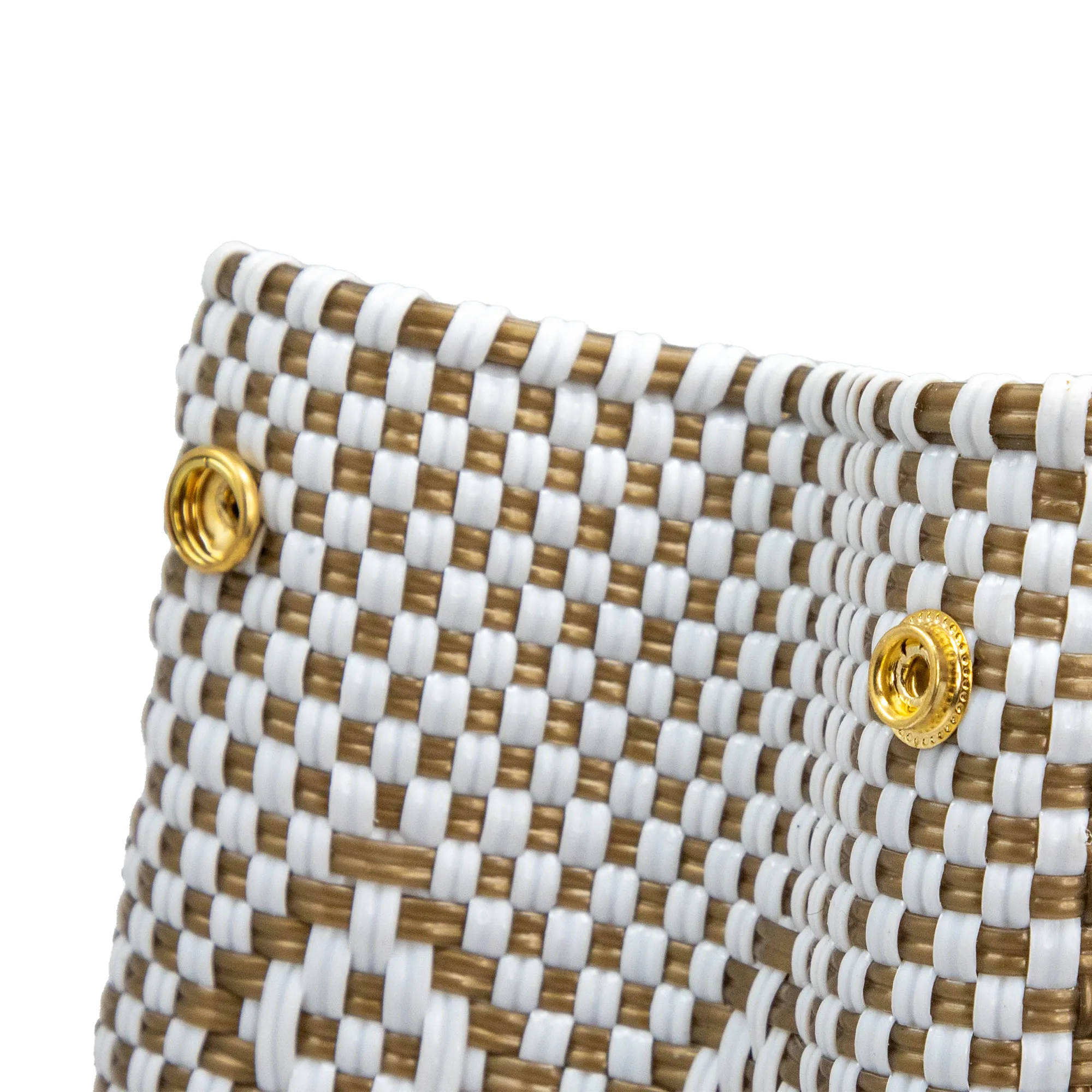 TRAVEL DARK GOLD AZTEC TOTE WITH CLUTCH
