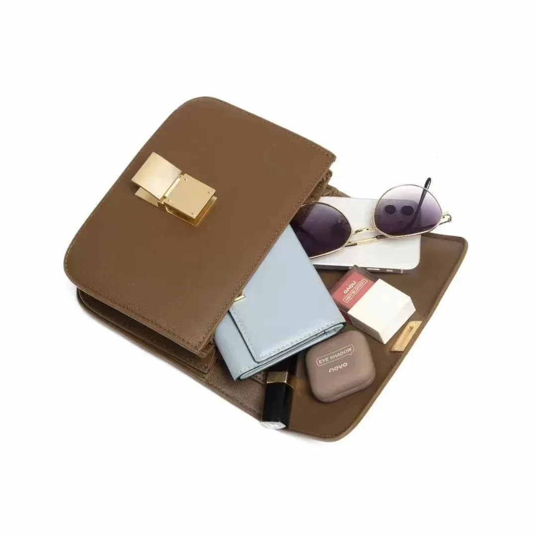 Uniwim Nash Boxy Leather Sling Bag
