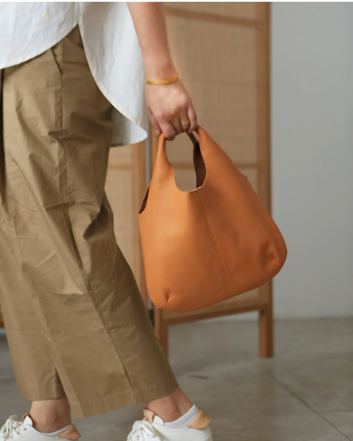 Vintage Womens Small Leather Tote Bag Green Leather Handbags For Women
