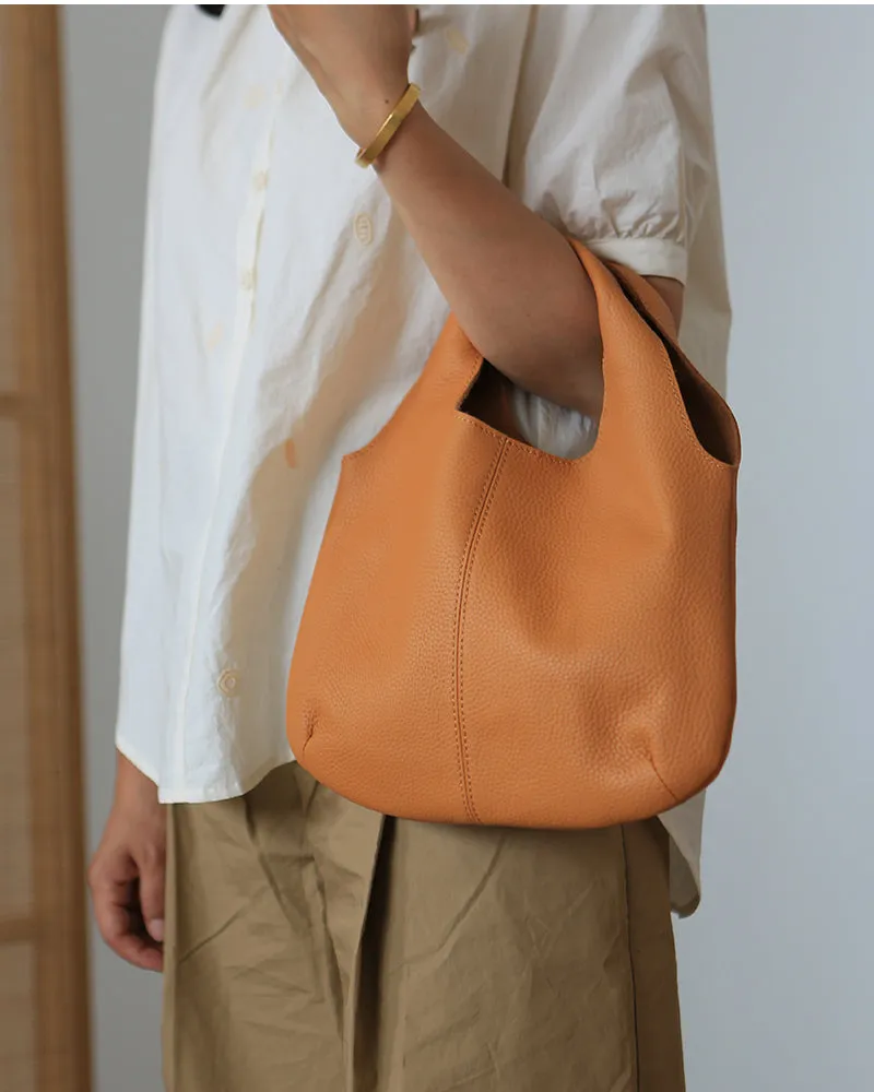 Vintage Womens Small Leather Tote Bag Green Leather Handbags For Women