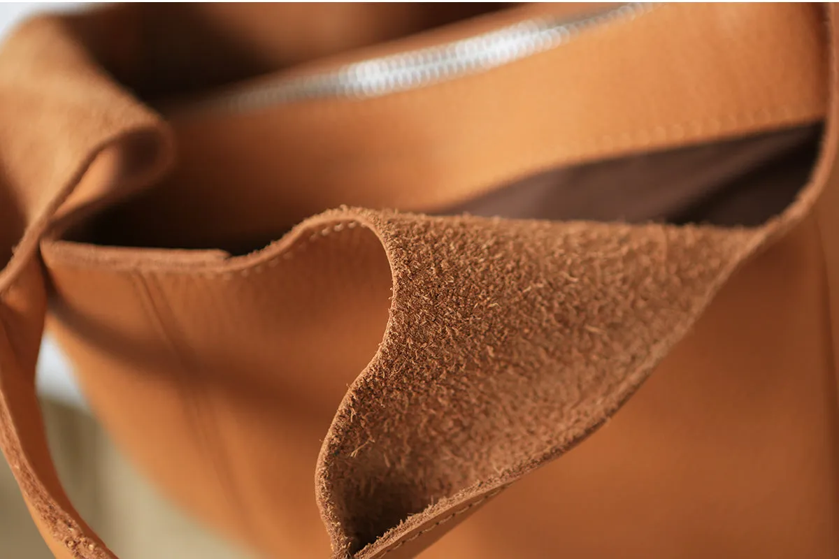 Vintage Womens Small Leather Tote Bag Green Leather Handbags For Women