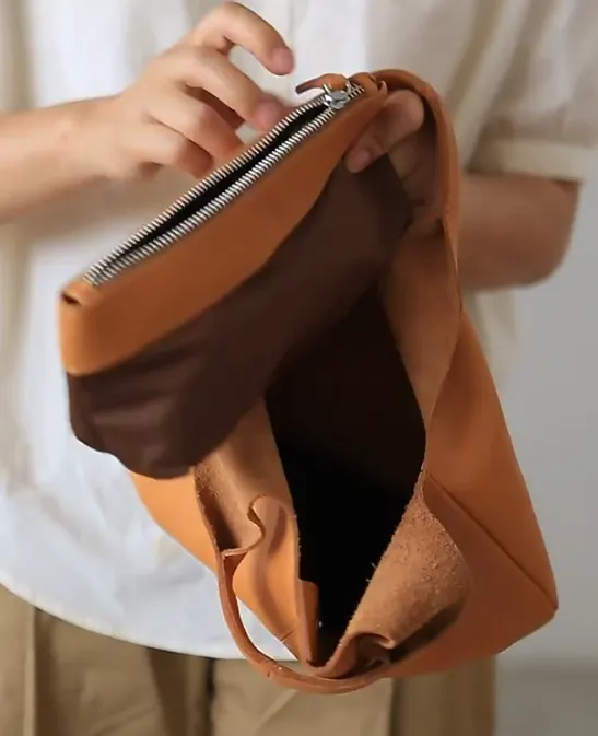 Vintage Womens Small Leather Tote Bag Green Leather Handbags For Women