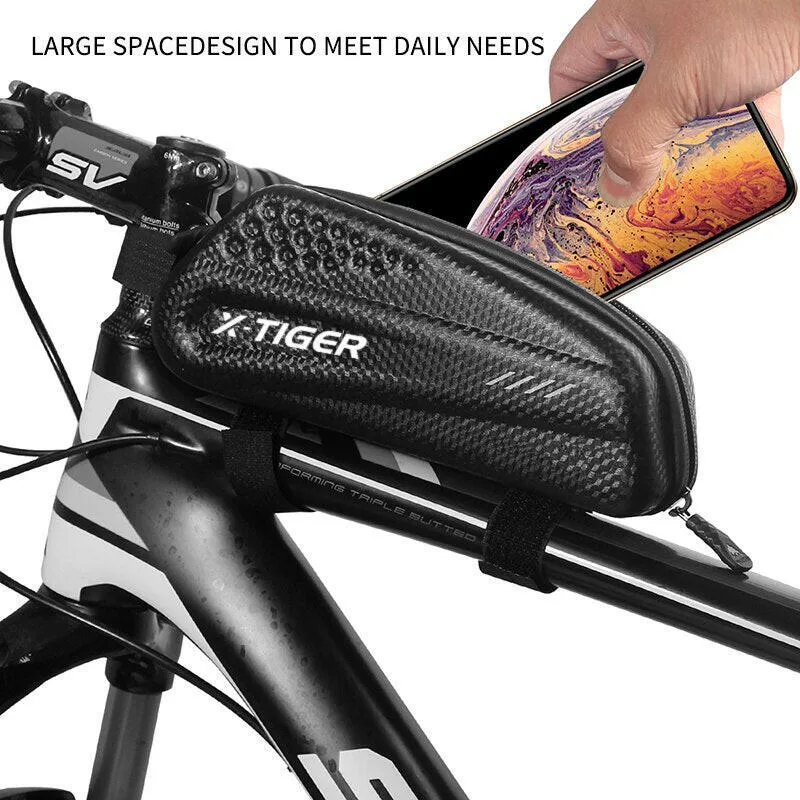 X-TIGER Bicycle Bag Reflective Front Top Frame Tube Bag Ultralight Portable Bike Parcel Big Capacity Pocket Cycling Accessories